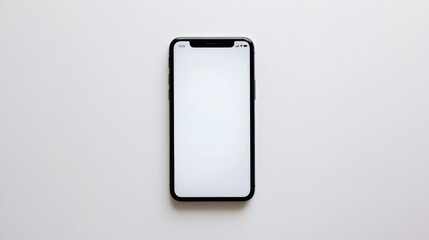 Blank Smartphone on White Background