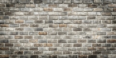 Obraz premium Old vintage gray brick wall texture background , vintage, gray, brick wall, texture, background, weathered, aged
