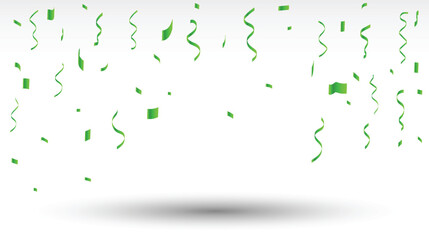 Happy birthday vector transparent background. colorful happy birthday border frame with confetti