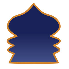 Gradient islamic frame 