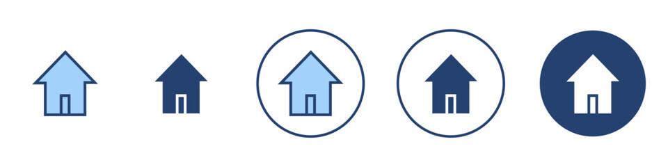 home icon Simple isolated vector