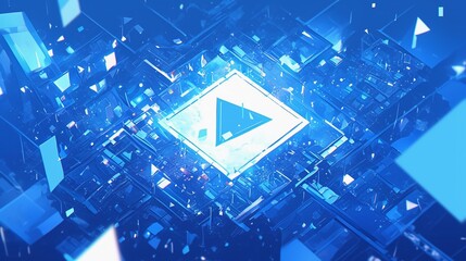 サイバーなビデオプレイボタン23