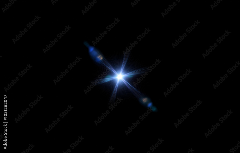 Poster a bright, blue-white light explodes from the center of the image, radiating outward with a multitude
