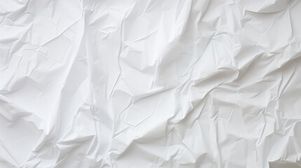 Obraz premium Crumpled White Paper Texture: A Subtle Background