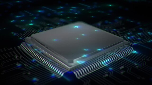 Electronic computer circuit board cpu chipset