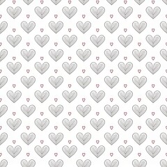 다양한 하트 패턴 이미지 일러스트 (Various heart pattern image illustration)