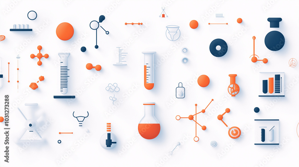 Poster a widescreen graphic for a slide depicting images of engineering, creating new products, and the pro