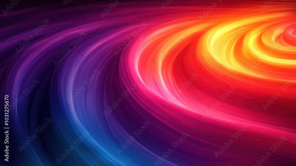 Poster vibrant swirling colors creating a dynamic abstract background.