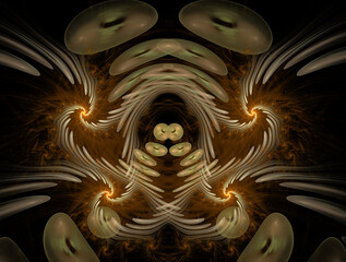 Imaginatory fractal abstract background Image
