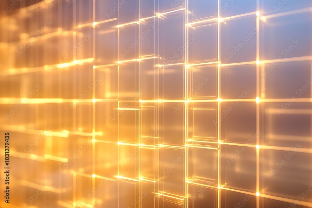 Poster radiant geometric abstract gradient lighting patterns in vibrant colors for digital backgrounds and 