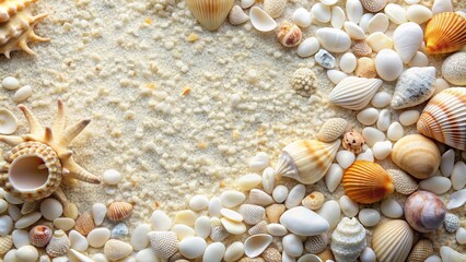 Obraz premium seashells on the beach
