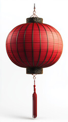 Obraz premium Chinese lantern isolated on white background.
