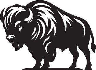 illustration of a buffalo