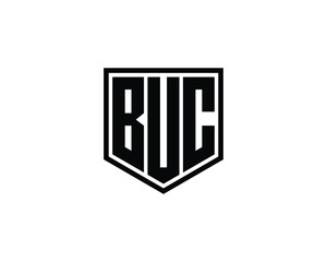 BUC Logo design vector template. BUC