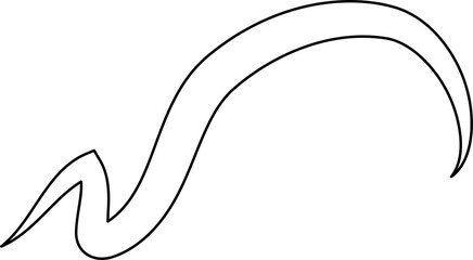 Set of line doodle, hand drawn style