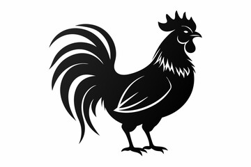 Rooster Silhouette, chicken silhouette vector
 



