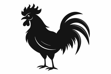 Rooster Silhouette, chicken silhouette vector
 



