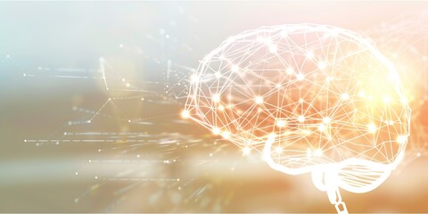 Close-up of a human brain with interconnected neural pathways symbolizing cognitive biases. neural network,mind,thought
