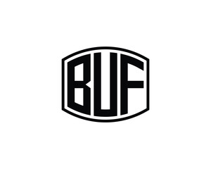 BUF logo design vector template. BUF