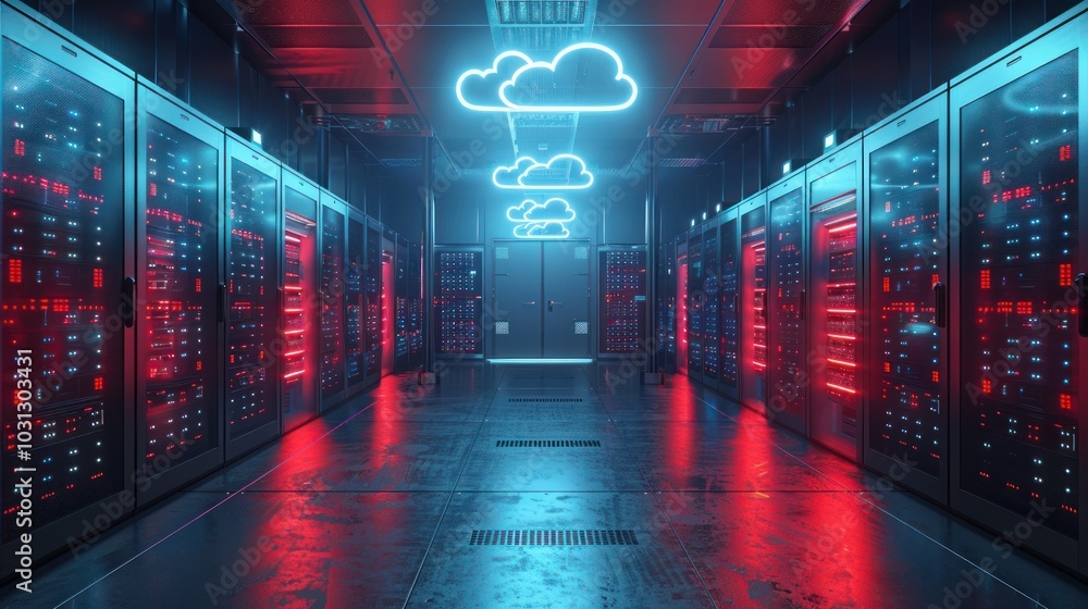 Poster cloud computing data center