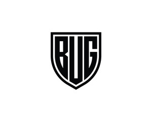 BUG Logo design vector template. BUG