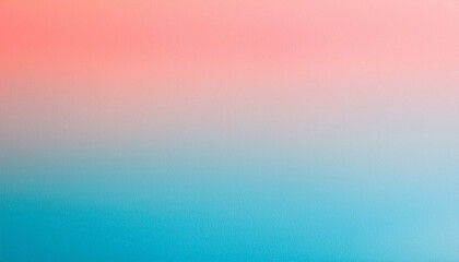 Serene ombre: Coral gently transitions into a calming aqua, creating a peaceful and minimalist visual experience.