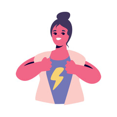 girl power strong woman