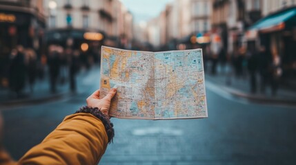 Exploring the City with a Map in Hand