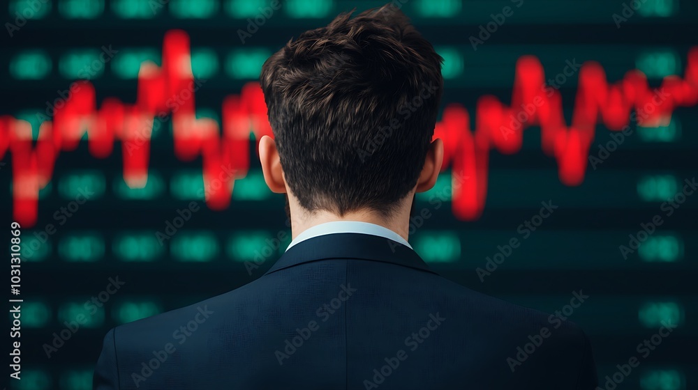 Poster analyzing market trends a professional perspective on financial data visualization and decision maki
