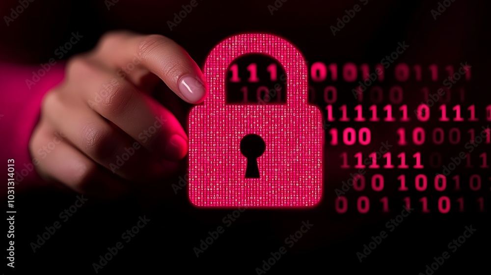 Poster unlocking digital security the importance of cyber protection in today's data-driven world