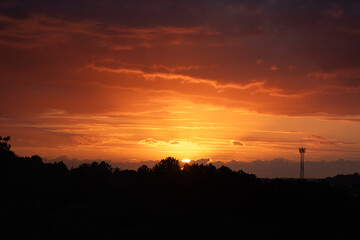 nascer do sol e pôr do sol