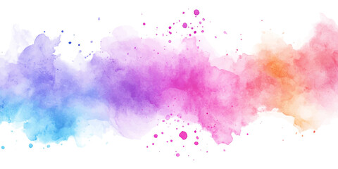 Obraz premium Watercolor colorful splash color background vector illustration on a white background