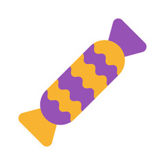 Candy Halloween, horror and Scary Flat Icon