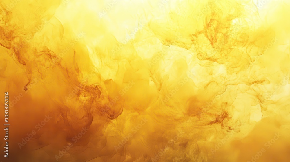 Poster abstract background featuring various shades of yellow blending together, creating a vibrant and ene