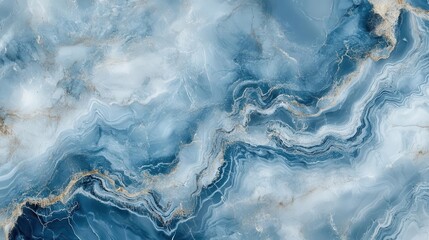 abstract blue marble texture showcases intricate patterns and hues, resembling a stone surface. the elegant design adds sophistication and depth, ideal for contemporary decor and artistic projects