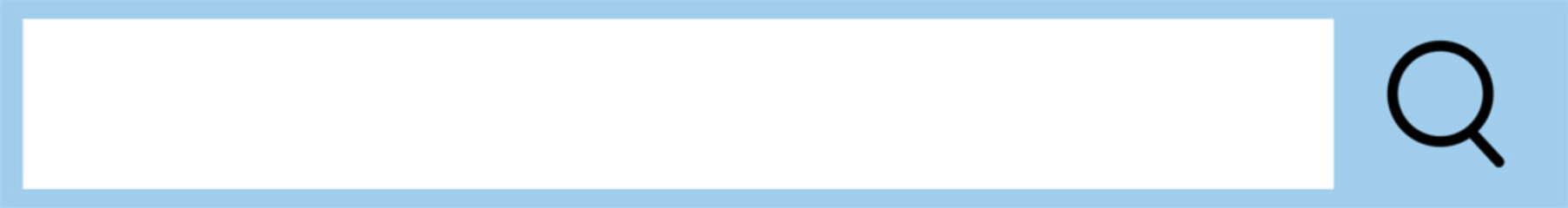 Fototapeta premium Search bar illustration 