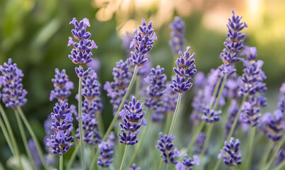 Obraz premium Dreamlike Landscapes and Mystical Gardens with Vibrant Flowers and Glowing Nature