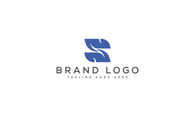 S logo design vector template design for brand.