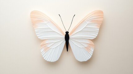 Butterfly, white isolate background.
