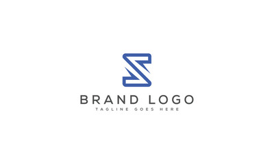 S logo design vector template design for brand.