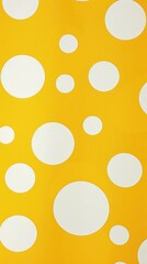 Bright yellow polka dot wallpaper adds a playful touch to any child's bedroom or cheerful play area, perfect for creating a lively atmosphere