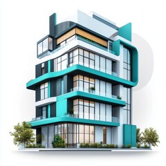 Obraz premium Modern Building Design.