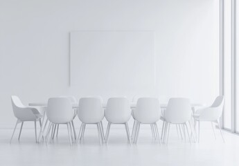 White Room Minimalist Design.