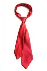 Red Silk Tie.