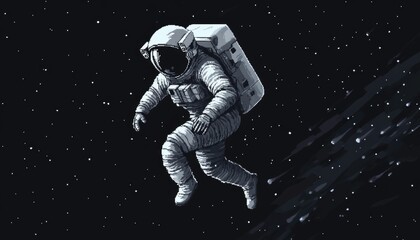 Fototapeta premium Astronaut in Space.
