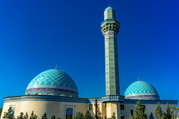 Mausoleum and Holy Place named Pir Mir Movsum Aga, Baku, Mardakan, Azerbaijan.Entire building is...