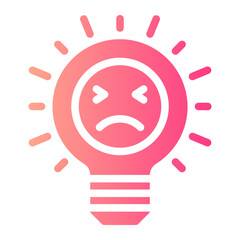 light bulb gradient icon