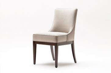 Fototapeta premium Parsons chair with a simple upholstered design