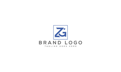 ZG logo design vector template design for brand.