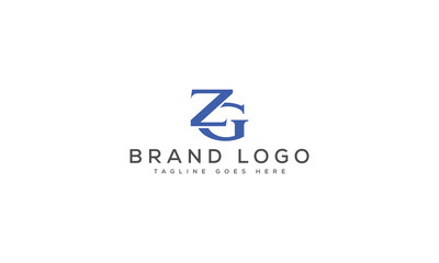 ZG logo design vector template design for brand.
